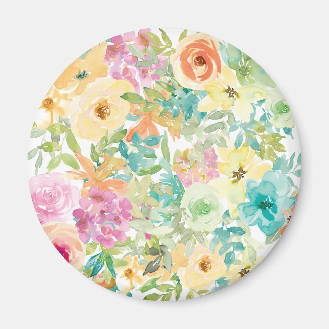 Blume des Herzens Magnet (Vorne)