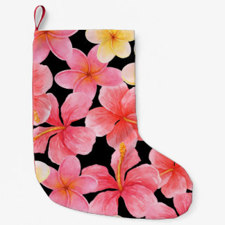 Blume des Hibiskus Plumeria Kleiner Weihnachtsstrumpf