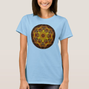 Blume des Leben-Fraktals - Metatrons Würfel T-Shirt