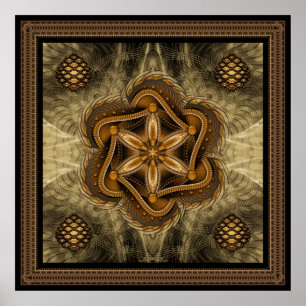Blume des Leben-Plakats Poster