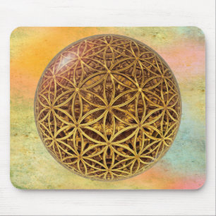 Blume des Lebens / Blume des Lebens - Ballgitter G Mousepad