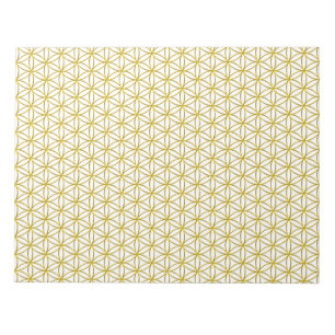 Blume des Lebens / Blume des Lebens - goldenes Mus Notizblock