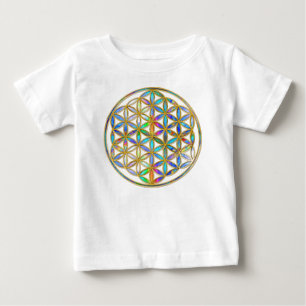 Blume des Lebens / Blume des Lebens - goldfarbig Baby T-shirt