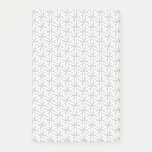 Blume des Lebens / Blume des Lebens - Silbermuster Post-it Klebezettel