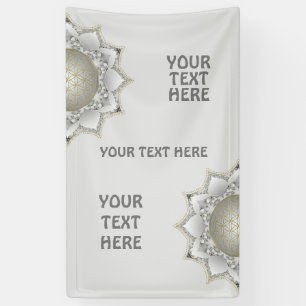 Blume des Lebens - Blüten Mandala 1 Banner