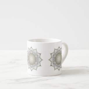 Blume des Lebens - Blüten Mandala 1 Espressotasse