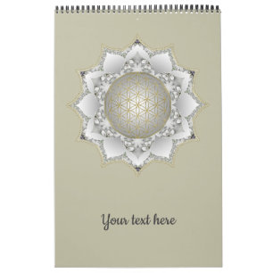 Blume des Lebens - Blüten Mandala 1 Kalender
