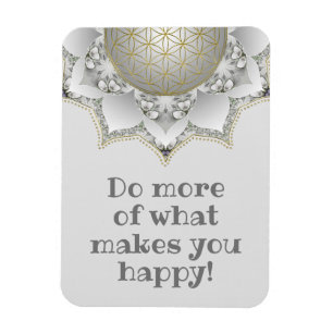 Blume des Lebens - Blüten Mandala 1 Magnet