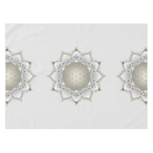 Blume des Lebens - Blüten Mandala 1 Tischdecke