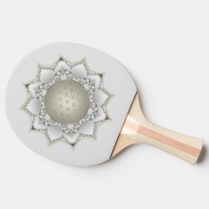 Blume des Lebens - Blüten Mandala 1 Tischtennis Schläger
