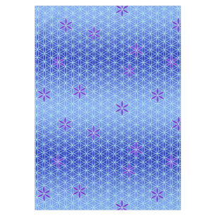Blume des Lebens - Briefmarke - nahtloses Muster - Tischdecke