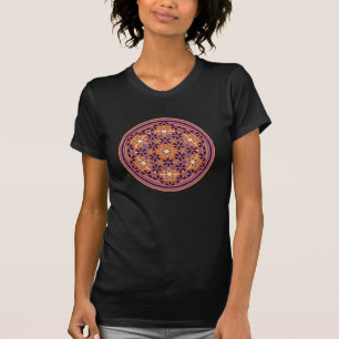 Blume des Lebens - Button Style 02 T-Shirt
