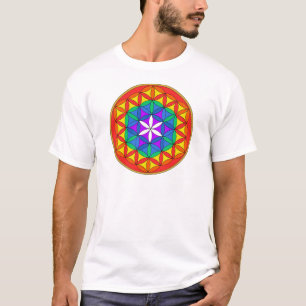 Blume des Lebens Chakra3.png T-Shirt