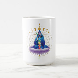 Blume des Lebens chakra goddess v2 klassische Tass Kaffeetasse