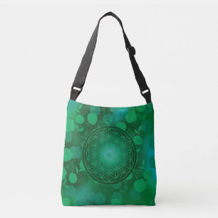 Blume des Lebens, Chakra, Zen, heilige Geometrie, Tragetaschen Mit Langen Trägern