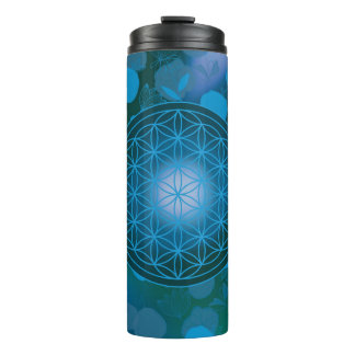 Blume des Lebens, Chakra, Zen, Thermosbecher