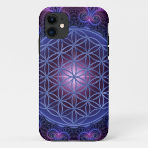 BLUME des Lebens/des Lebens des Lebens Mandala II iPhone 11 Hülle