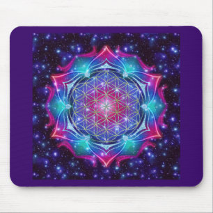 BLUME des Lebens/des Lebens des Lebens Mandala IV Mousepad