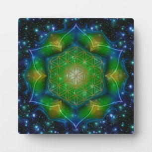 BLUME des Lebens/des Lebens des Lebens Mandala / P Fotoplatte