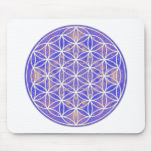 Blume des Lebens (Farbe 3) Mousepad