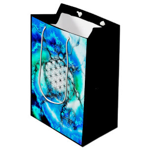 Blume des Lebens - farbenfroh 2 Mittlere Geschenktüte