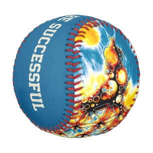 Blume des Lebens - farbenfroh 5 Baseball