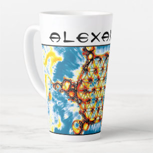 Blume des Lebens - farbenfroh 5 Milchtasse