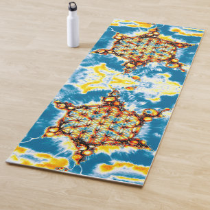 Blume des Lebens - farbenfroh 5 Yogamatte