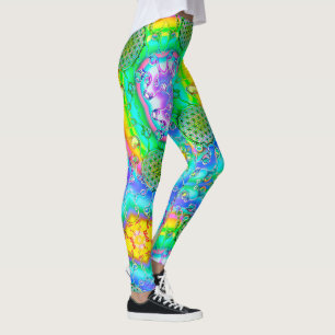 Blume des Lebens - Farbige Wege 1 Leggings