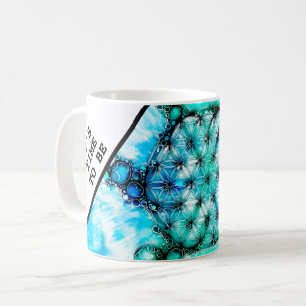 Blume des Lebens - Farbige Wege 3 Kaffeetasse