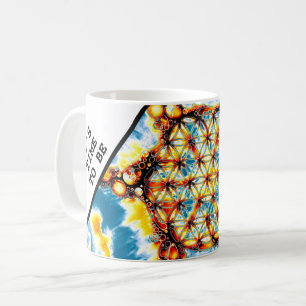 Blume des Lebens - Farbige Wege 5 Kaffeetasse