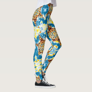 Blume des Lebens - Farbige Wege 5 Leggings
