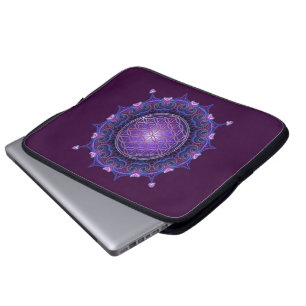 BLUME DES LEBENS / Flower of Life - Mandala I Laptopschutzhülle