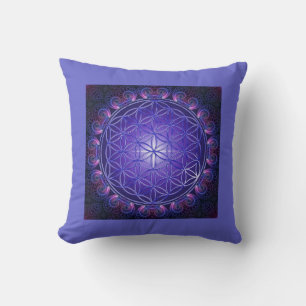 BLUME DES LEBENS / Flower of Life Mandala I Quadra Kissen