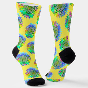 Blume des Lebens - Geometrische Blüte 4 Socken