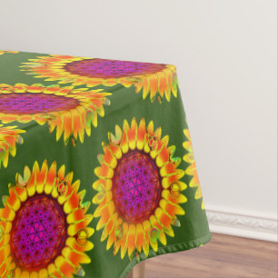 Blume des Lebens - geometrisches Blossom 4 Tischdecke