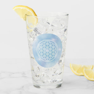 Blume des Lebens Glas