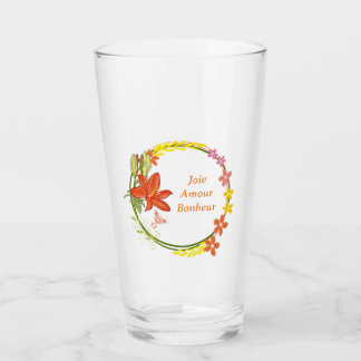Blume des Lebens Glas