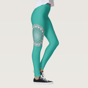 BLUME DES LEBENS - Heilige Geometrie Licht 2 Leggings