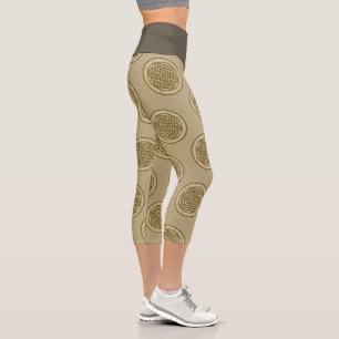 BLUME DES LEBENS - Heilige Geometrie Symbol Kunst  Capri Leggings