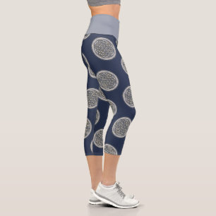 BLUME DES LEBENS - Heilige Geometrie Symbol Kunst Capri Leggings