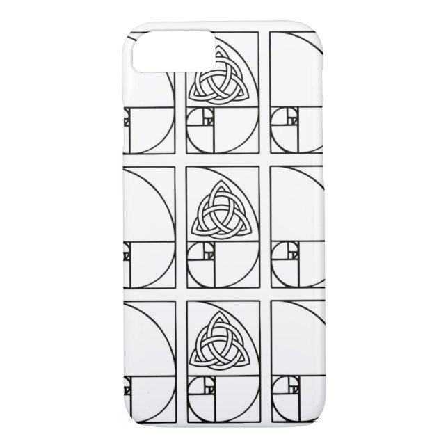 Blume des Lebens Heilige Geometrie Triskelion Case-Mate iPhone Hülle (Rückseite)