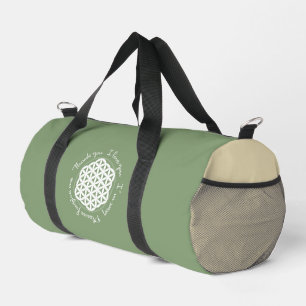 Blume des Lebens Ho'oponopono Duffle Bag