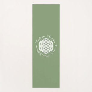 Blume des Lebens Ho'oponopono Yogamatte