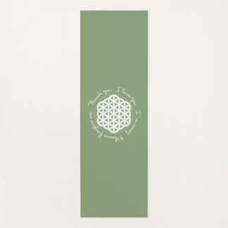 Blume des Lebens Ho'oponopono Yogamatte