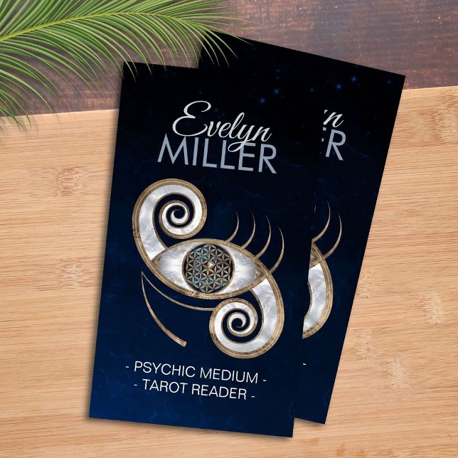 Blume des Lebens in Augenschmuck Visitenkarte (Von Creator hochgeladen)