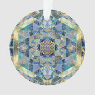Blume des Lebens in der Heiligen Geometrie Ornament