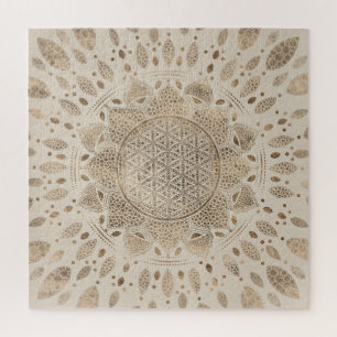 Blume des Lebens in Lotus Dot