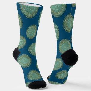 Blume des Lebens - Indigene Mandala 1 Socken