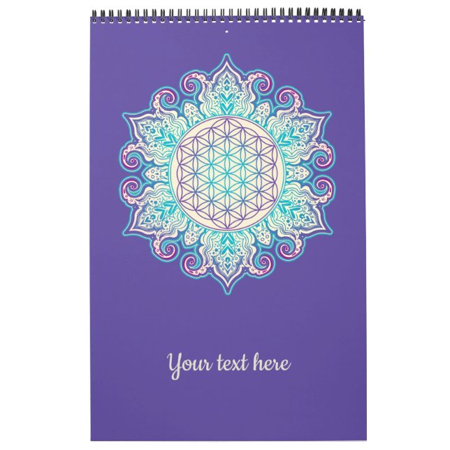Blume des Lebens - Indische Mandala 2 Kalender (Titelbild)
